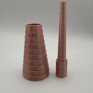 Rose Gold Bracelet Sizer and Ring Sizer Set